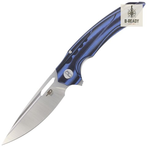 Nóż składany Bestech Ornetta Carbon Fiber / Blue G10, Stonewash / Satin N690 by Kombou (BL02A) Bestech Knives
