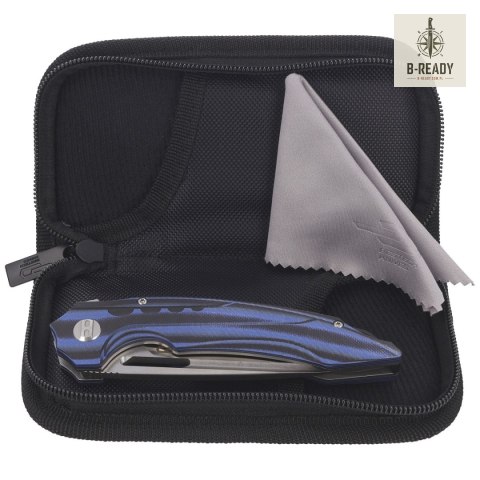 Nóż składany Bestech Ornetta Carbon Fiber / Blue G10, Stonewash / Satin N690 by Kombou (BL02A) Bestech Knives
