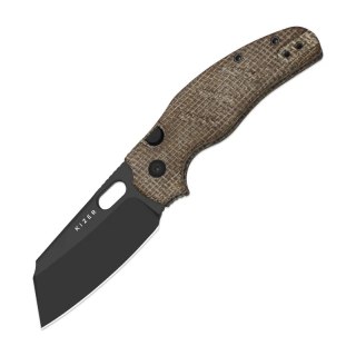 Nóż składany Kizer C01C 2.9 BS Brown Norplex UltreX Micarta, Black DLC Ulta Elmax by Sheepdog Knives (Ki3488.29BSA2) Kizer Cutlery