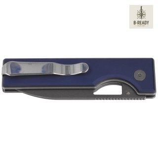 Nóż składany Kizer Little Ringbo Blue Aluminium, Gray PVD Stonewashed AEB-L by Matija Milović (V3708A3) Kizer Cutlery