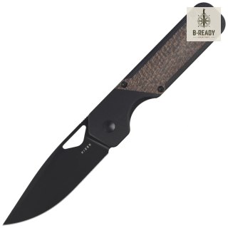 Nóż składany Kizer Militaw Black G10 / Green Micarta, Black Nitro-V by Jonathan Styles (V3634A1) Kizer Cutlery