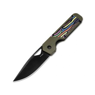 Nóż składany Kizer Militaw Olive Green-Party Steamers G10, Black Nitro-V by Jonathan Styles (V3634A3) Kizer Cutlery