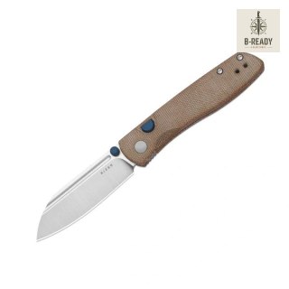 Nóż składany Kizer Renissance Brown Norplex UltreX Micarta, Satin N690 by Caleb Waldman (V3698A2) Kizer Cutlery