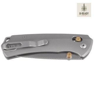 Nóż składany Kizer T1 CD Silver Titanium, Satin M390 by Uli Hennicke (Ki3490.2CDA1) Kizer Cutlery