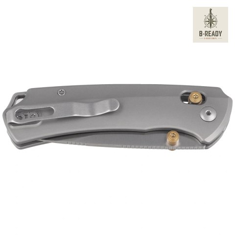Nóż składany Kizer T1 CD Silver Titanium, Satin M390 by Uli Hennicke (Ki3490.2CDA1) Kizer Cutlery