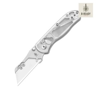 Nóż składany Kizer Uti Bear 1 White Acrylic, Bead Blasted SK5 / 50Cr15MoV by Azo (V3619JA5) Kizer Cutlery