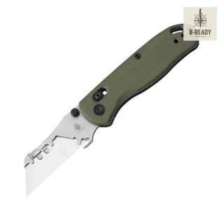 Nóż składany Kizer Uti Bear 2 Olive Green G10, Bead Blasted SK5 / 50Cr15MoV by Azo (V3619JA6) Kizer Cutlery
