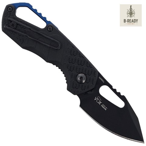 Nóż składany MKM Isonzo Clip Point Black FRN, Black Idroglider N690 by Jesper Voxnæs (MK FX03-3PBK) MKM - Maniago Knife Makers