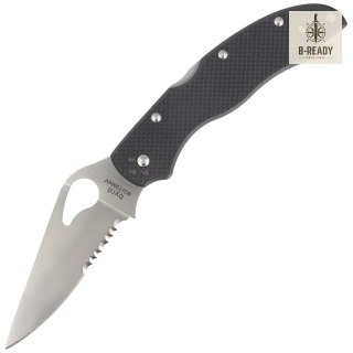 Nóż składany Spyderco Byrd Harrier 2 Black G-10, Combo Edge 8Cr13MoV (BY01GPS2) Spyderco Inc.
