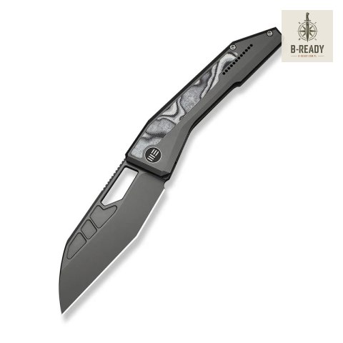 Nóż składany WeKnife Inceptus Dark Gray Titanium/White-Black G10, Gray Stonewashed M390 by Robert Saniscalchi (WE25017-1) WE Knife