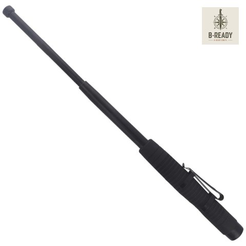 Pałka teleskopowa hartowana ESP Ergonomic 18'' z klipsem (ExB-18HE-BK BC-01) ESP - Euro Security Products