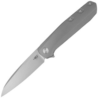 Nóż składany Bestech 9 Bead Blasted Titanium, Satin M390 by BrrKnives (BT2408A) Bestech Knives