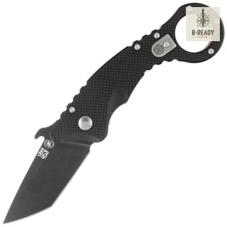 Nóż składany Spartan Blades Ronin Shoto Karambit Black G10, Black TiN CPM 154CM by Tu Lam (SFBL9BK) Spartan Blades