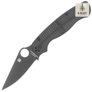 Nóż składany Spyderco Para Military 2 Salt Black G10, Black DLC CPM MagnaCut by Sal, Eric Glesser (C81GMCBKP2) Spyderco Inc.