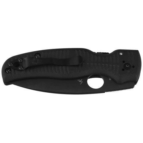 Nóż składany Spyderco Shaman SALT Black G10, Black DLC MagnaCut by Sal Glesser (C229GMCBKP) Spyderco Inc.
