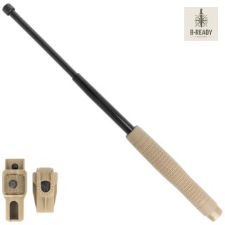 Pałka teleskopowa hartowana ESP Ergonomic 18'' Khaki (ExB-18HE-KH-BK BH-54) ESP - Euro Security Products