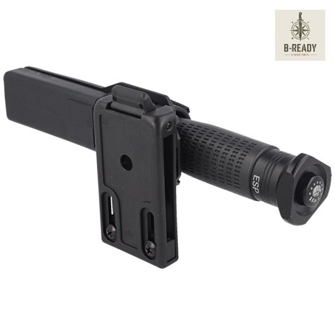 Pałka teleskopowa hartowana ESP Ergonomic Easy Lock 24'' (ExBTT-24HE-BK BHT-55) ESP - Euro Security Products