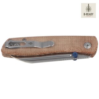 Nóż składany Kizer Renissance Brown Norplex UltreX Micarta, Satin N690 by Caleb Waldman (V3698A2) Kizer Cutlery