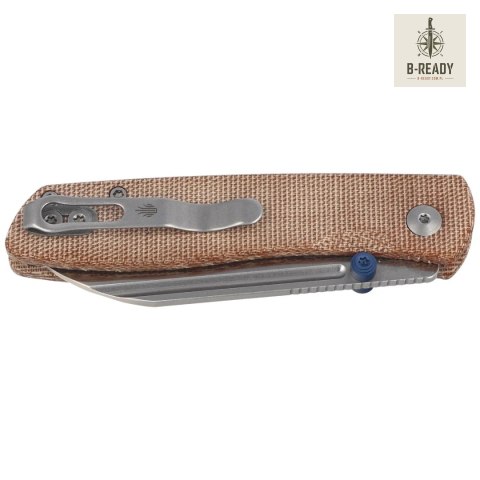 Nóż składany Kizer Renissance Brown Norplex UltreX Micarta, Satin N690 by Caleb Waldman (V3698A2) Kizer Cutlery