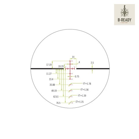 Luneta celownicza Vortex Crossfire II 2-7x32 Cross