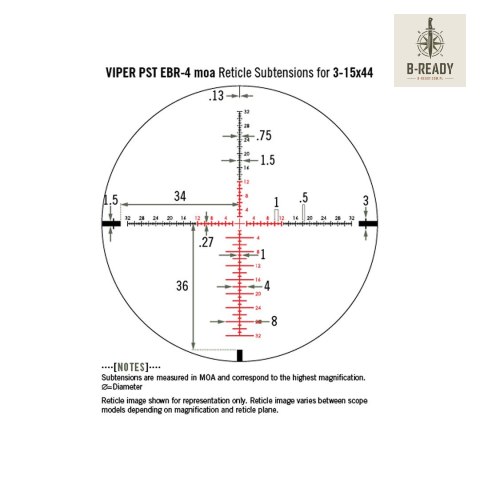 Luneta celownicza Vortex Viper PST II 3-15x44 30 m