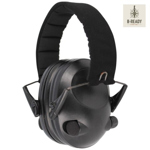 Ochronniki słuchu aktywne Mil-Tec Defenders Black (16243002)