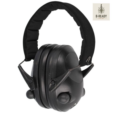 Ochronniki słuchu aktywne Mil-Tec Defenders Black (16243002)