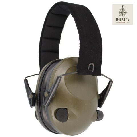 Ochronniki słuchu aktywne Mil-Tec Defenders Olive (16243001)