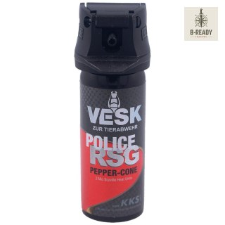 Gaz pieprzowy KKS VESK RSG Police 2mln SHU, Cone 50 ml (12050-C) KKS GmbH