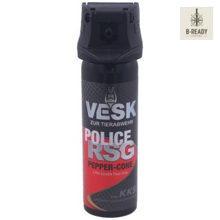 Gaz pieprzowy KKS VESK RSG Police 2mln SHU, Cone 63ml (12063-C) KKS GmbH