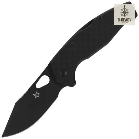 Nóż składany Fox Kita Black FRN, Black Top Shield Niolox by Jesper Voxnaes (FX-625 BB) FOX