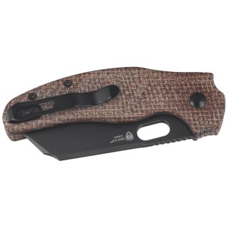 Nóż składany Kizer C01C 2.9 BS Brown Norplex UltreX Micarta, Black DLC Ulta Elmax by Sheepdog Knives (Ki3488.29BSA2) Kizer Cutlery