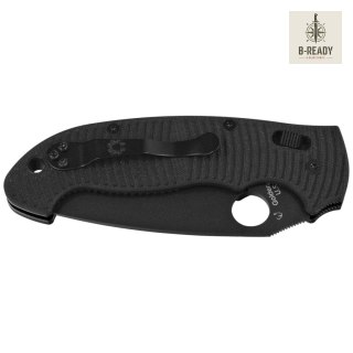 Nóż składany Spyderco Manix 2XL Salt Black G10, Black DLC MagnaCut by Eric Glesser (C95GMCBKP2) Spyderco Inc.