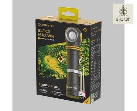 Latarka Czołowa - Czołówka  Armytek Elf C2 MAX WR USB-C PCB 2500 lm