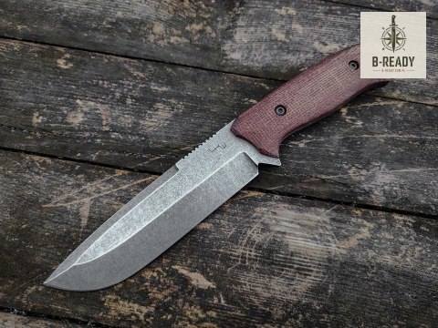 Nóż z Głownią Stałą z głownią stałą  LKW Hundur XL Micarta