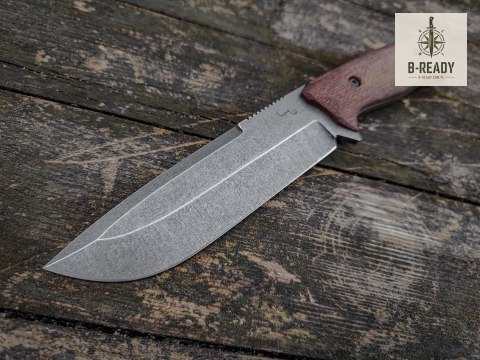 Nóż z Głownią Stałą z głownią stałą  LKW Hundur XL Micarta