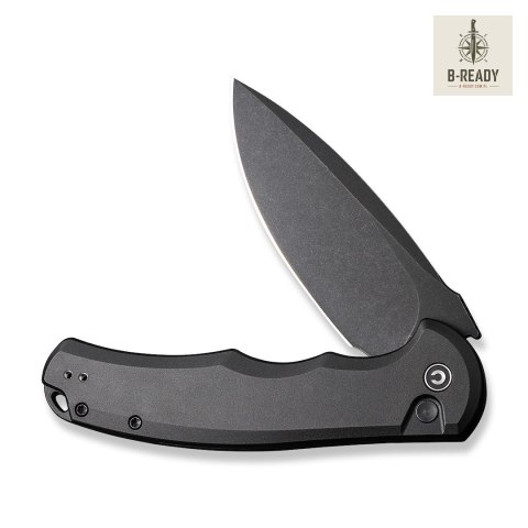 Nóż Składany CIVIVI Button Lock Praxis Aluminum All Black