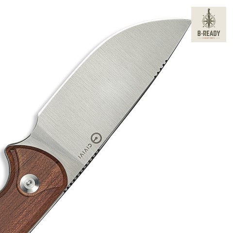 Nóż Stały CIVIVI Fixed Timberbark 14C28N Guibourtia