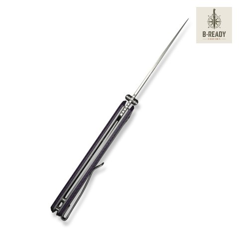 Nóż Składany CIVIVI Merit 14C28N Purple Micarta C24012-3
