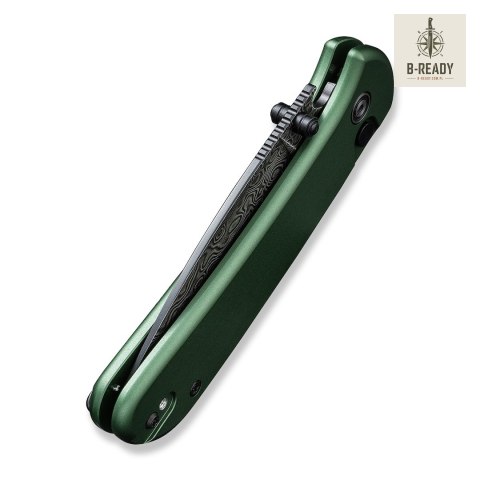 Nóż Składany CIVIVI Qubit Damast Aluminum Green C22030E-DS1
