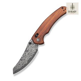 Nóż Składany CIVIVI Sixgill Damast Guibourtia C24050-DS1 Stal Damasceńska