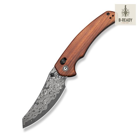 Nóż Składany CIVIVI Sixgill Damast Guibourtia C24050-DS1 Stal Damasceńska