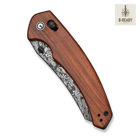 Nóż Składany CIVIVI Sixgill Damast Guibourtia C24050-DS1 Stal Damasceńska