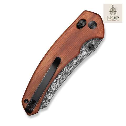Nóż Składany CIVIVI Sixgill Damast Guibourtia C24050-DS1 Stal Damasceńska
