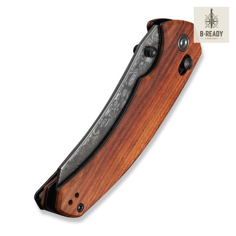 Nóż Składany CIVIVI Sixgill Damast Guibourtia C24050-DS1 Stal Damasceńska