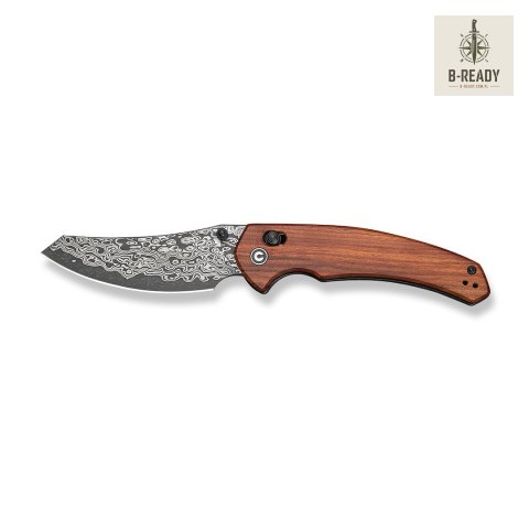 Nóż Składany CIVIVI Sixgill Damast Guibourtia C24050-DS1 Stal Damasceńska