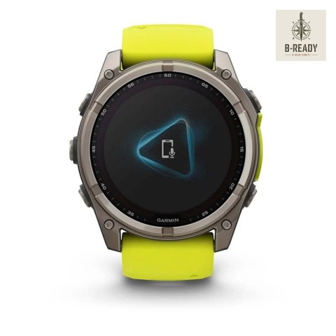 Zegarek Garmin Fenix 8 Solar Sapphire Titanium Amp Yellow/Graphite