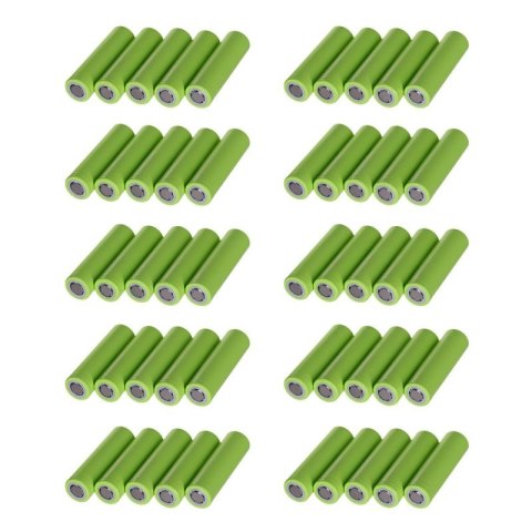 GREEN CELL OGNIWA 18650 50X AKUMULATOR 18650 LI-ION INR1865029E 3.7V 2900MAH