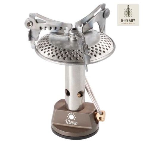 Najlżejsza kuchenka turystyczna na kartusze gazowe (zawór lub gwint) HIKER 70gram 2.4kW