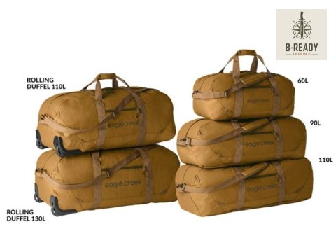 Eagle Creek No Matter What Roll Duffel 130L Brown